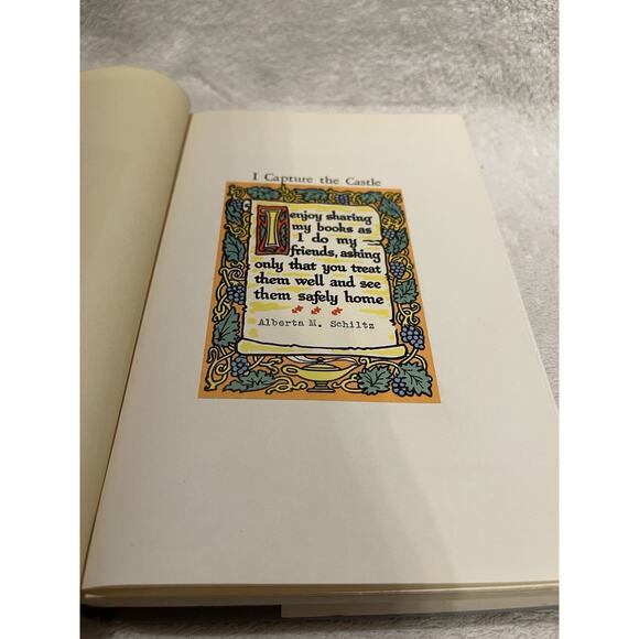 I Capture the Castle, by Dodie Smith hardcover, 1948 Atlantic Monthly Press HCDJ - Picture 9 of 9